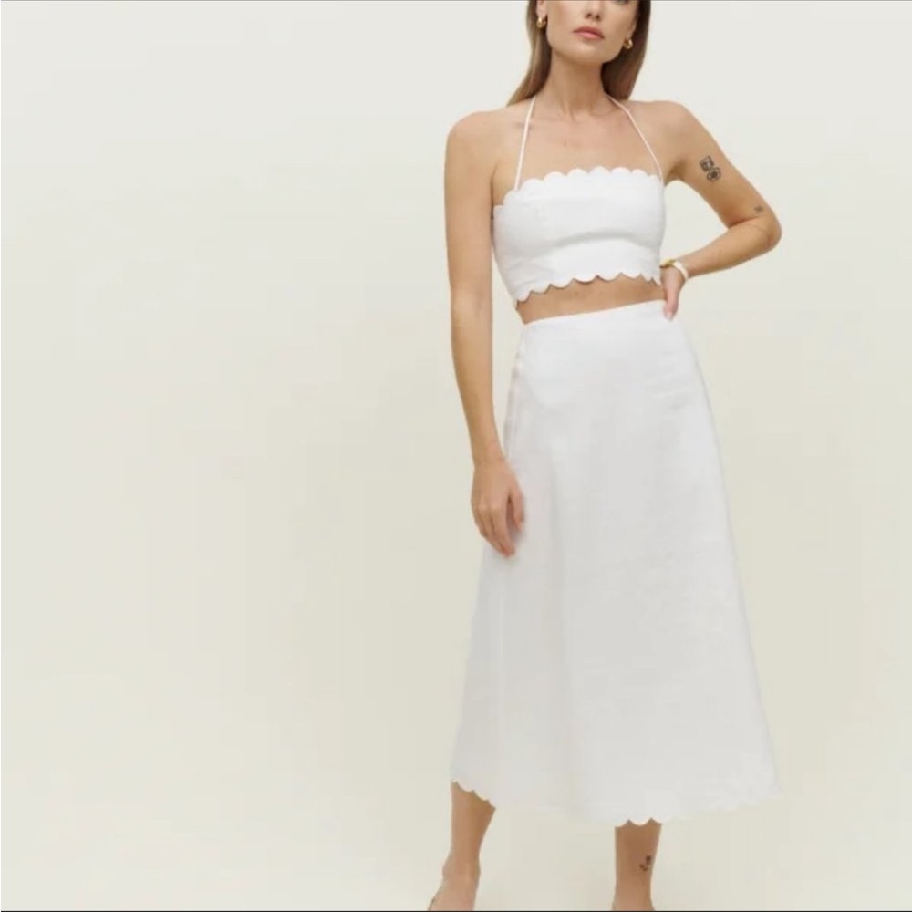 [Reformation] Yvonne Linen Set Size 6